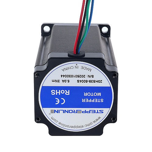 Silnik krokowy Nema 23 Bipolar 1,8 stopnia 3,00Nm(424,83 uncji cala) 5,0A 57 x 57 x 100mm 4 przewody - 23HS39-5004S | StepperOnline