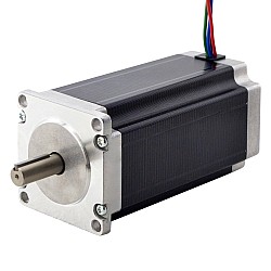 Silnik krokowy Nema 23 3Nm(425oz.in) z wałem 9mm do reduktora prędkości przekładni ślimakowej NmRV30