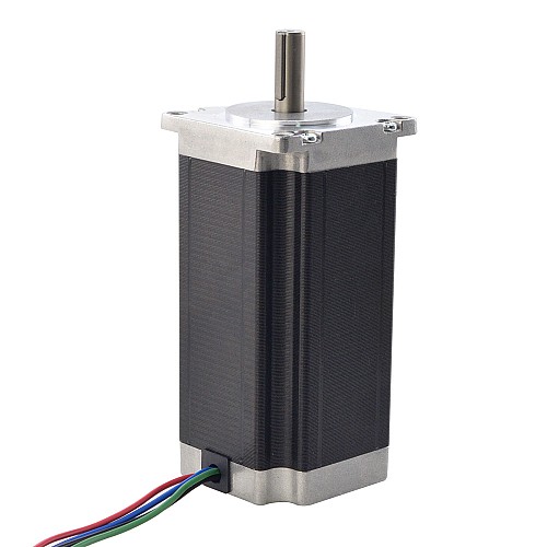 Silnik krokowy Nema 23 3Nm(425oz.in) z wałem 9mm do reduktora prędkości przekładni ślimakowejNmRV30