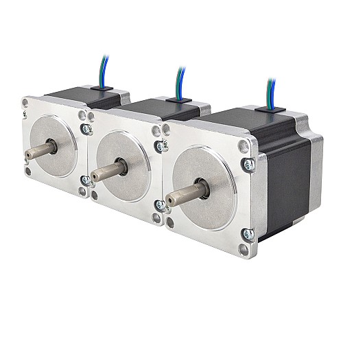 3 szt. Seria E Nema 23 Silnik krokowy Bipolarny 1,8deg 1,26Nm(178,4oz.in) 2,8A 4 przewody 3 szt. Seria E Nema 23 Silnik krokowy Bipolarny 1,8deg 1,26Nm(178,4oz.in) 2,8A 4 przewody