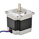 Nema 23 Dwubiegunowy 0,9deg 1,26Nm(178,4oz.in) 2,8A 57x57x56 mm 4 przewody Nema 23 Dwubiegunowy 0,9deg 1,26Nm(178,4oz.in) 2,8A 57x57x56 mm 4 przewody