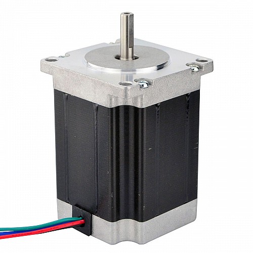 Nema 23 bipolarny 1.85Nm(261.98oz.in) 2,8A 57x57x76mm 4 przewody Φ6mm wałek