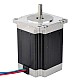 Nema 23 bipolarny 1.85Nm(261.98oz.in) 2,8A 57x57x76mm 4 przewody Φ6mm wałek