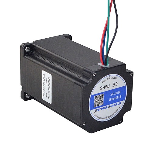 Seria P Nema 24 Dwubiegunowy 1,8deg 3,5Nm(495,74oz.in) 5,0A 60x60x97,8 mm 4 przewody