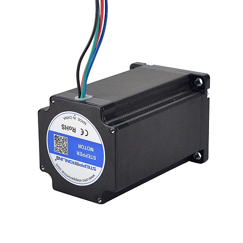 Seria P Nema 24 Dwubiegunowy 1,8deg 3,5Nm(495,74oz.in) 5,0A 60x60x97,8 mm 4 przewody