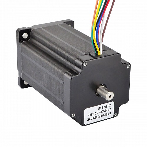 Silnik krokowy CNC Nema 23 z podwójnym wałem 3,4Nm(481,48 uncji) 60x60x100mm 8 przewodów - 24HS39-3008D | StepperOnline Silnik krokowy CNC Nema 23 z podwójnym wałem 3,4Nm(481,48 uncji) 60x60x100mm 8 przewodów - 24HS39-3008D | StepperOnline