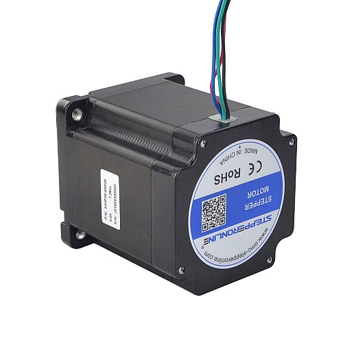 Seria P Nema 34 Dwubiegunowy 1,8deg 7,2Nm(1019,81oz.in) 6,0A 86x86x95,3mm 4 przewody