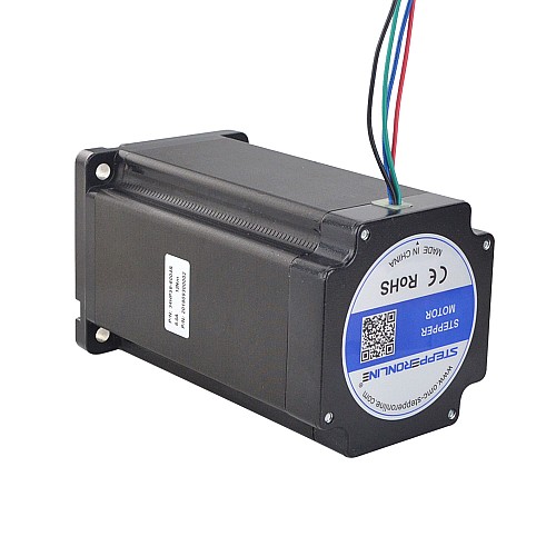 Seria P Nema 34 Dwubiegunowy 1,8deg 12Nm(1699.34oz.in) 6,0A 86x86x150,6mm 4 przewody