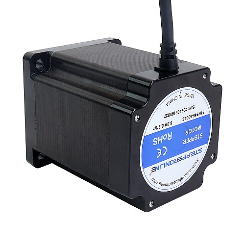 Silnik krokowy Nema 34 z serii S Bipolarny 1,8deg 8,2Nm(1161,45oz.in) 6,0A 4 przewody Silnik krokowy Nema 34 z serii S Bipolarny 1,8deg 8,2Nm(1161,45oz.in) 6,0A 4 przewody