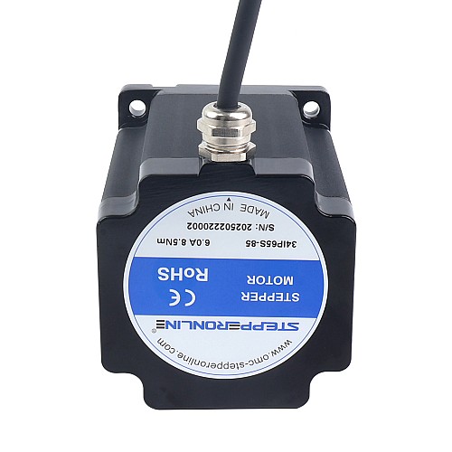 Seria S IP65 Wodoodporny silnik krokowy Nema 34 6,0A 8,5Nm(1203,94oz.in) - 34IP65S-85 | StepperOnline