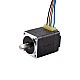 Nema 8 Dwubiegunowy 1,8deg 1,4Ncm(1,98oz.in) 0,2A 20x20x28mm 4 przewody