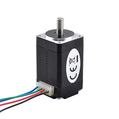 Nema 8 Dwubiegunowy 1,8deg 1,8Ncm(2,55oz.in) 0,6A 20x20x34mm 4 przewody