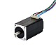 Nema 8 Dwubiegunowy 1,8deg 4Ncm(5,7oz.in) 0,6A 20x20x38mm 4 przewody