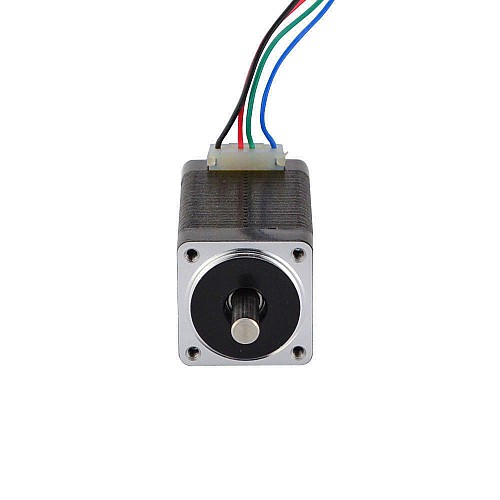 Podwójny wał Nema 8 bipolarny 4Ncm(5,7oz.in) 0,6A 20x20x38mm 4 przewody