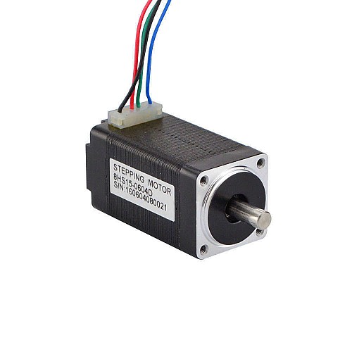 Podwójny wał Nema 8 bipolarny 4Ncm(5,7oz.in) 0,6A 20x20x38mm 4 przewody