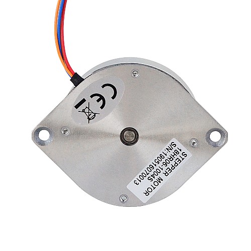 Okrągły Naleśnik Nema 18 Dwubiegunowy 1,8deg 9Ncm(12,75oz.in) 1A Φ46x16 mm 4 przewody