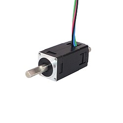 Podwójny wał Nema 6 Bipolarny 1,8 stopnia 0,58Ncm(0,82oz.in) 0,3 A 14x14x30mm 4 przewody