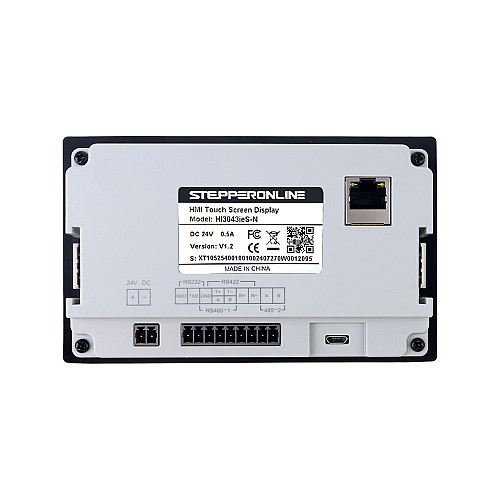 4,3 480x272px Port szeregowy RS-485 128MB/FLASH 64MB/pamięć Ekran dotykowy HMI Wyświetlacz LED - HI3043ieS-N | StepperOnline