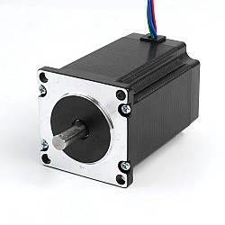 Używane produkty - Silnik krokowy Nema 23 2,4Nm(339,87oz.in) 4A 57x57x82mm Wał 8mm 4 przewody