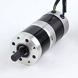 Używany - Zasoby z CN - Okrągły silnik BLDC z przekładnią 24V 101W 6,90Nm(977,12oz.in) Okrągła przekładnia planetarna 27:1