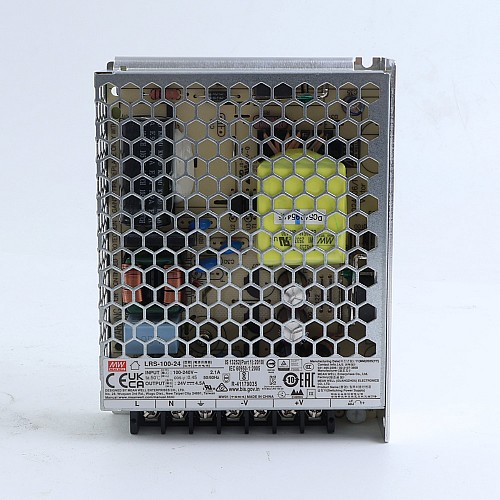 Używane produkty - LRS-100-24 MEANWELL 100W 24VDC 4.5A 115/230VAC Zasilacz impulsowyW obudowie - LRS-100-24-USED | StepperOnline