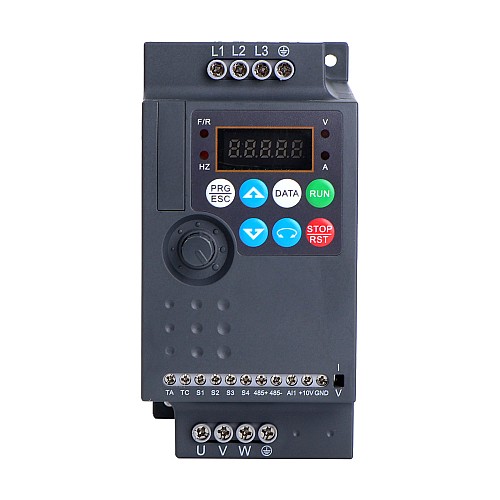 EV200 Series VFD 1HP 0.75KW 2.1A Trójfazowy napęd o zmiennej częstotliwości 380V